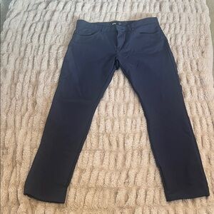 Boss Men's Navy Delaware Slim Performance Jeans Size 36x32